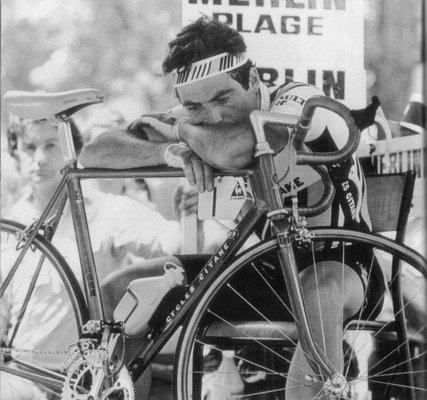 The legend and his bike. Bernard Hinault.