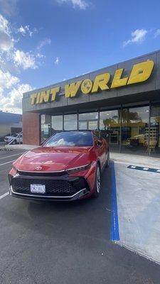 2023 Toyota Crown in for ceramic tint