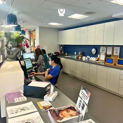 Our front desk staff