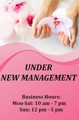 UNDER NEW MANAGEMENT