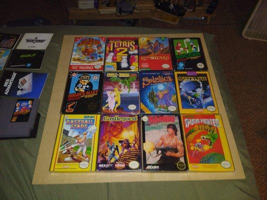 CIB NINTENDO NES VIDEO GAME LOT