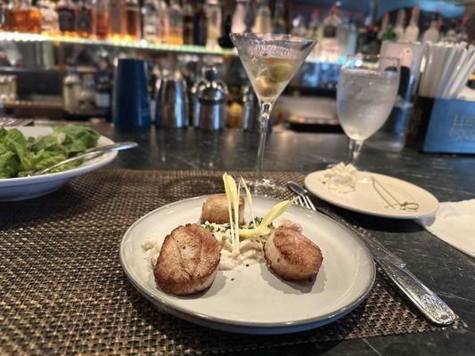 Scallops appetizer