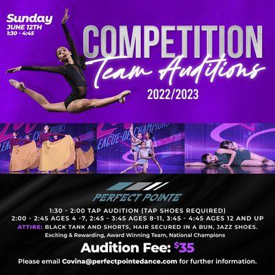 Get Ready for Team Auditions