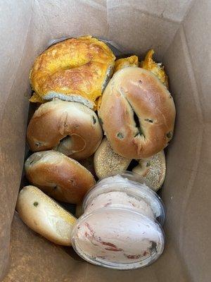 A dozen of the best damn bagels in SB!