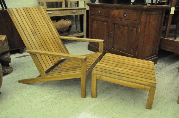 Outdoor Teak Lounge Chair