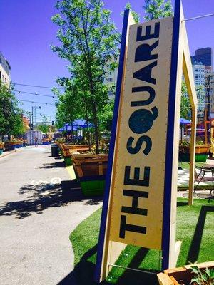 A nice Pop-up park between Larimer & Lawrence on 21st!