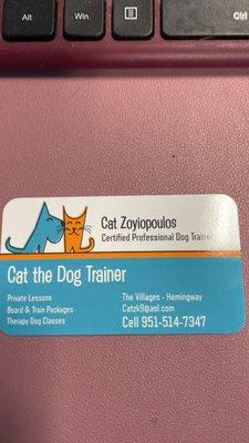 Cat the Dog Trainer