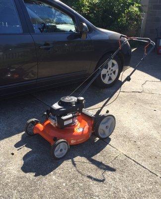 New Husqvarna push mower. Honda engine. I did way better buying it here than at a big box retailer!