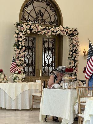 Beautiful Flower Garland & Additional Tables.