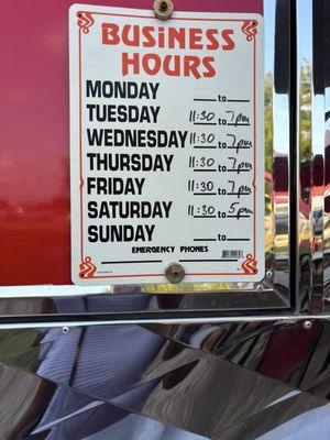 Business hours