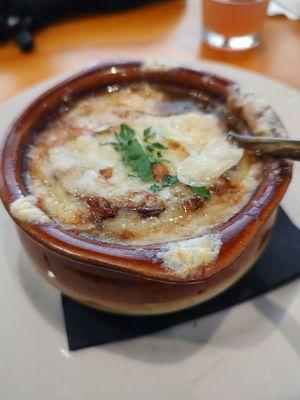 French onion soup $8