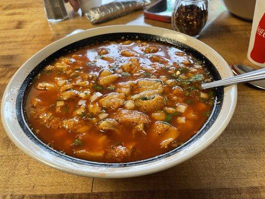 Large menudo $13.99