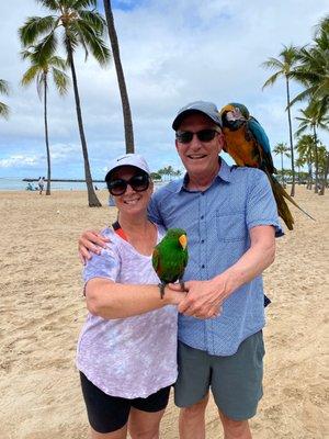 If you only knew the fear of birds Tim and Mary have.