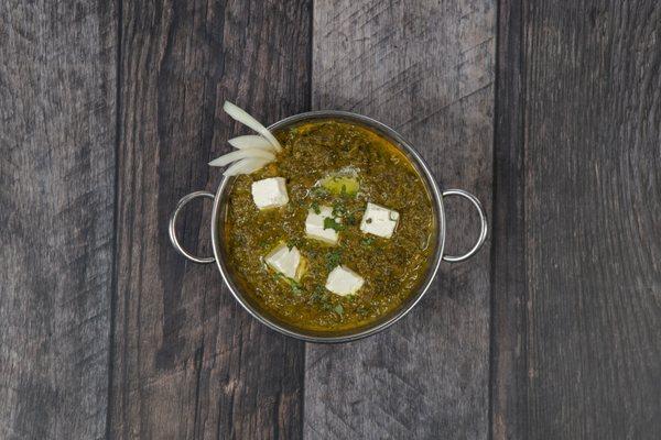 Saag (palak)  Paneer