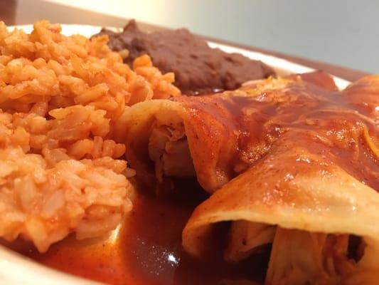 Wednesday special - Chicken Enchiladas  Yum yum!