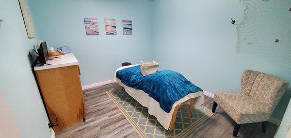 Massage and treatment room