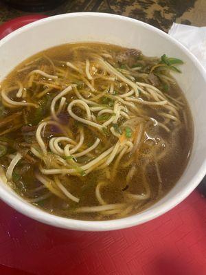 Braised beef ramen