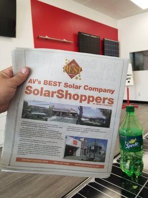 Voted Best Solar Company 2018