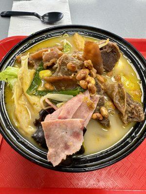 A8. Pickled Pepper Soup Rice Noodle with Beef Stew