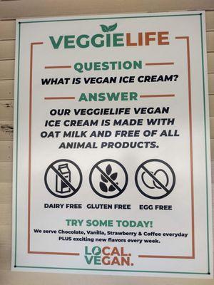 Several vegan options here.