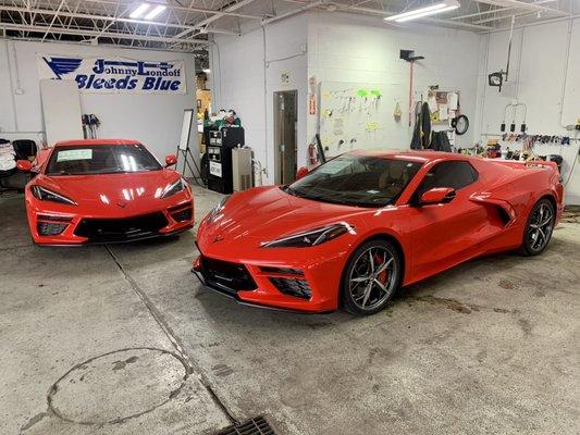 2021 C8 Corvettes