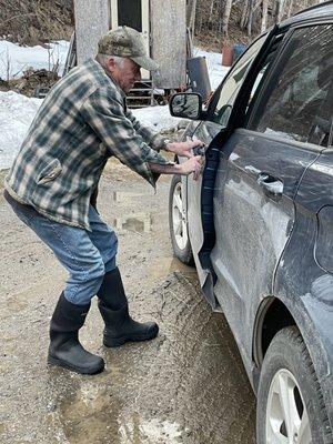 Another damage free car opening!