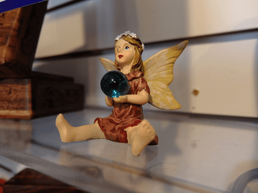 Fairy creatures are all around the store in may different forms.  A great addition in any décor!