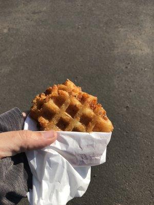 Waffle hash browns