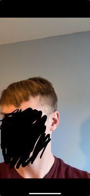 Horrible haircut