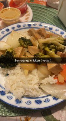 Zen orange chicken