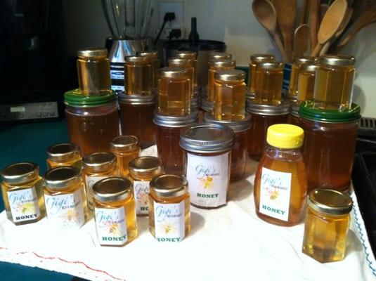 Come sample what the bees are making in the back yard