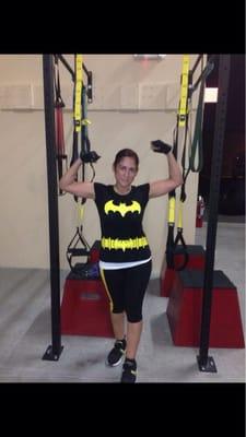 On super hero work out day :)