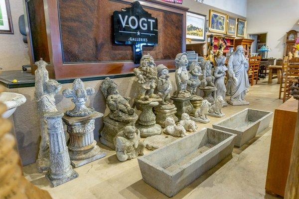 Inside Vogt Auction's gallery.