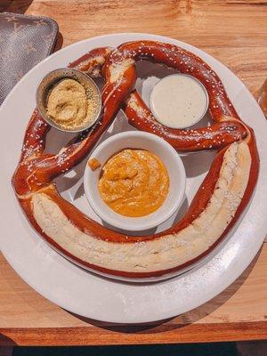 Pretzel appetizer