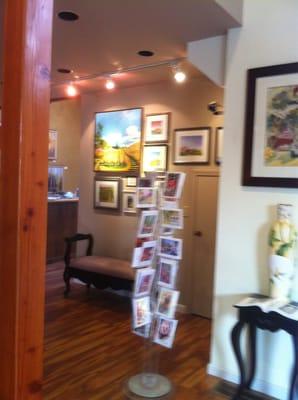 Inside front door at Art On Main