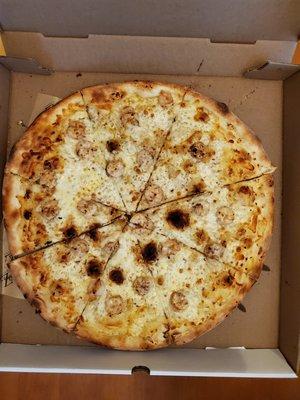 large scampi pizza