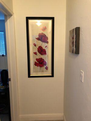 Rehabbed poppy print.