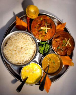 Nepali Beef Thali