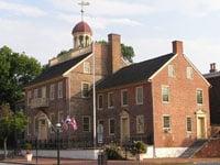 The New Castle Court House in Historic New Castle, Delaware