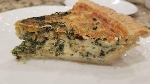 Inside the spinach mushroom quiche. I recommend this one! 11/26/2020