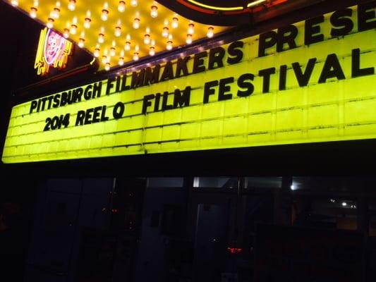 The Harris Theatre is the home (year after year) the to LGBT Film Festival (29 years strong) in Pittsburgh.  #ReelQ