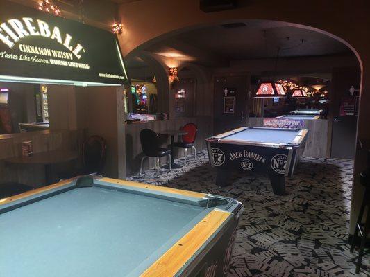 Jim's Alibi's Pool Tables