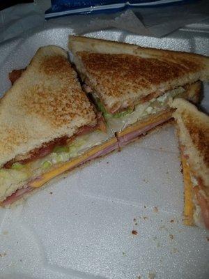 Mayberry Club Sandwich w/ham - to go