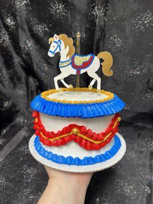 Custom specialty cake for the carnival event by Lisa Rum Cakes and staff! Beautiful