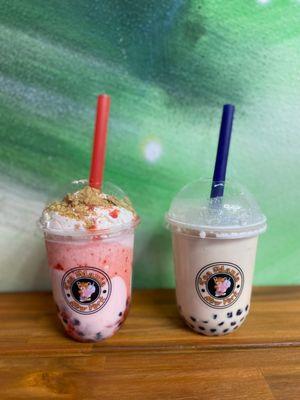 Tea Mania Special Strawberry Cheesecake Milk Tea