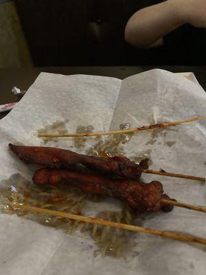 Chicken on a stick