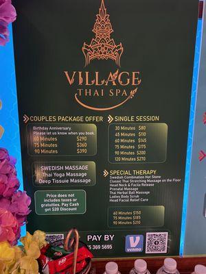 Welcome in Village Thai Spa 42nd Street & Madison Avenue suite 501