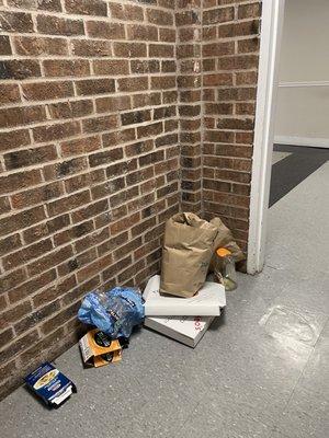 Neighbors leave trash in hallways constantly