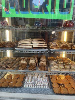 Pan dulce display