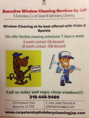 Window cleaning at its BEST.